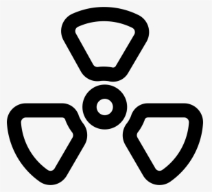 Radiation Warning Outline - Radiology Symbols Transparent, HD Png Download, Free Download