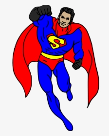 Free Superman Clipart - Clip Art Super Hero, HD Png Download, Free Download