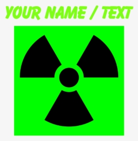 Custom Green Radioactive Sign Mousepad, HD Png Download, Free Download