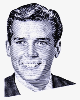 Vintage Happy Man - Vintage Clipart Man Png, Transparent Png, Free Download