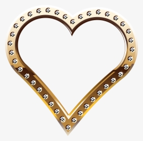 Gold Heart Clipart, HD Png Download, Free Download