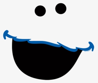 Cookie Monster Sesame Street Face Juniors Shirt Transparent - Cookie Monster, HD Png Download, Free Download
