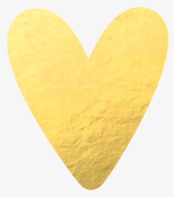 Heart, Png Gold Foil - Gold Foil Heart Png, Transparent Png, Free Download