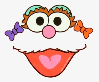 Zoe Sesame Street Face, HD Png Download, Free Download