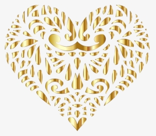 Heart,gold Heart,2018 - Illustration, HD Png Download, Free Download