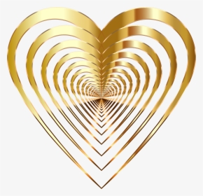 Gold Heart Clipart Black - Přání K Svátku Irena, HD Png Download, Free Download