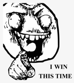 Transparent Thinking Meme Face Png - You Win This Time, Png Download, Free Download