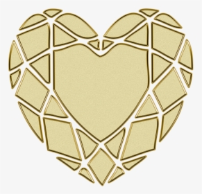 Heart, Golden, Gold, Ornament, Love, Gold Decor, Metal - Gold, HD Png Download, Free Download