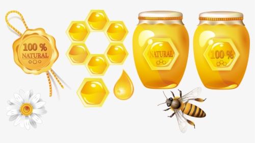 Image Transparent Stock Honey Bee Honeycomb Theme Transprent - Honeycomb, HD Png Download, Free Download