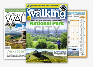 June Issue Splay Copy 2 - Country Walking Magazine, HD Png Download, Free Download