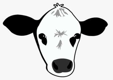Cow, Moo, Farm, Face, Head, Milk, Agriculture, Animal - Siluet Sapi Dan Kambing, HD Png Download, Free Download