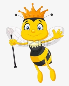 Bee Queen Honey Clipart Www Transparent Png - Honey Bee Queen Clipart, Png Download, Free Download