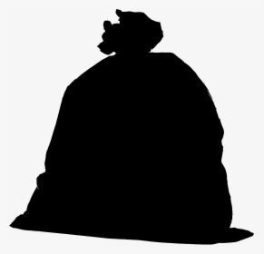 Silhouette Of A Trash Bag, HD Png Download, Free Download
