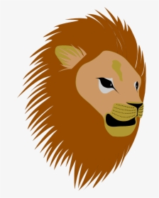 Head Clipart Transparent Background - Transparent Head Lion Png, Png Download, Free Download