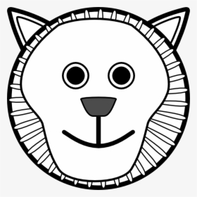 Cat Faces Clipart Black And White, HD Png Download, Free Download