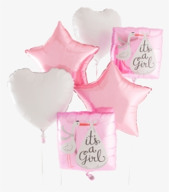 It"s A Girl Stork Helium Foil Balloon - Wedding Favors, HD Png Download, Free Download