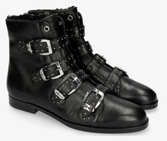Ankle Boots Susan 44 Nappa Black Sword Buckle - Motorcycle Boot, HD Png Download, Free Download
