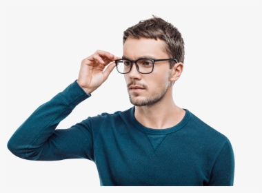 Looking For An Afforda - Man With Glasses Png, Transparent Png, Free Download
