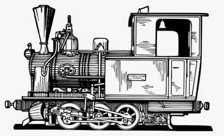 Rolling Stock,land Vehicle,steam Engine - Clipart Locomotive, HD Png Download, Free Download