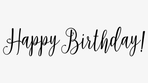 Transparent Neat Handwriting Clipart - Happy Birthday Fonts Handwriting Png, Png Download, Free Download