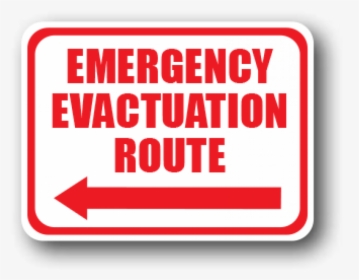 Emergency Evacuation Route Rectangular Floor Safety - Carmine, HD Png Download, Free Download