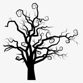 Tree The Silhouette Halloween Spooky Free Download - Spooky Tree Silhouette Png, Transparent Png, Free Download