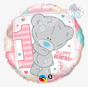 Tatty Teddy 1st Birthday Foil Balloon - Tatty Bear Happy 1st Birthday, HD Png Download, Free Download