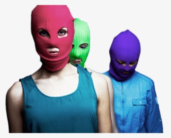 Pussy Riot Members - Mascara Pussy Riot, HD Png Download, Free Download