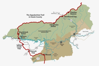 Nantahala Mountains North Carolina Appalachian Trail, HD Png Download, Free Download