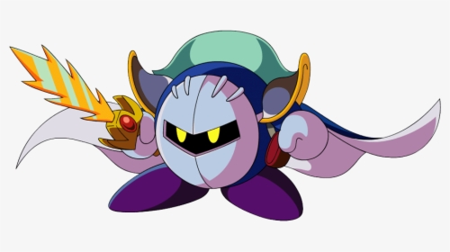 Meta Knight Met A Knight , Png Download - Funny Meta Knight And Kirby, Transparent Png, Free Download