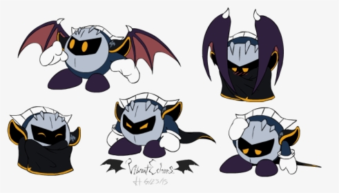 Meta Knight Expressions - Meta Knight With Wings, HD Png Download - kindpng