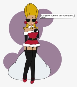 Looks Like Someone Has Really Gotten Into The Spirit - Johnny Bravo Gender Bender, HD Png Download, Free Download