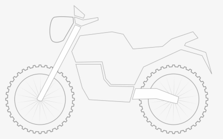 Mountain Bike Classic Outline Minimal - Line Art, HD Png Download, Free Download