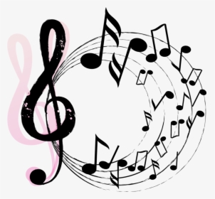 Drawn Music Notes Transparent Background - Music Instruments Background Png, Png Download, Free Download