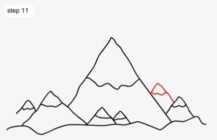 Mountain Drawing For Kids, HD Png Download, Free Download