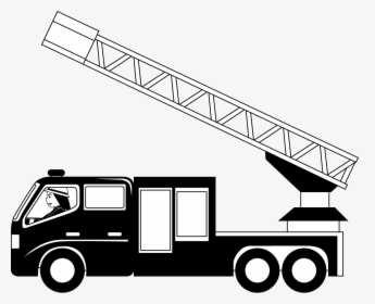 Ladder Fire Truck Clip Art, HD Png Download, Free Download