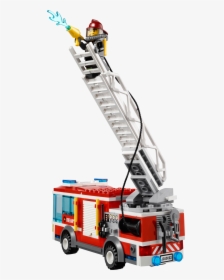 Lego® City Fire Truck - Fire Truck Ladder Extended Lego, HD Png Download, Free Download