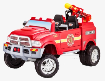 Fire Truck Transparent File - Ride On Toy Fire Truck, HD Png Download, Free Download