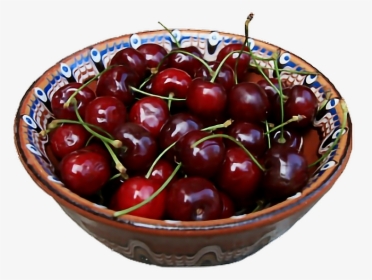 Transparent Bowl Of Cherries Clipart - Cherry, HD Png Download, Free Download