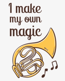 French Horn Music Inspiration Quotes Motivation - Music Notebook Cover Design, HD Png Download, Free Download