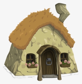 From Glitch Big Image - Thatched Roof Cottage Clip Art, HD Png Download, Free Download