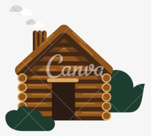 Cabin Vector - Illustration, HD Png Download, Free Download