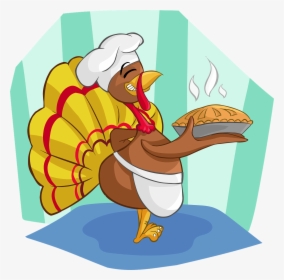 Turkey, Cook, Pie, Hat, Cook Hat, Cooking, Food, Dinner - Puns About Thanksgiving, HD Png Download, Free Download