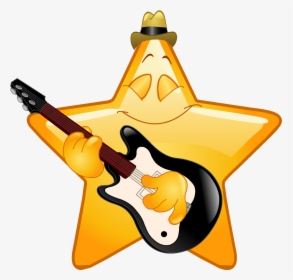 A Smile, Smileys, Emojis, Music, The Emoji, Smiley - Emoji Images With Guitar, HD Png Download, Free Download