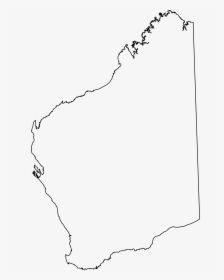 Transparent Washington State Clipart - Western Australia Blank Map, HD Png Download, Free Download