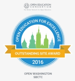 Open Education For Excellence Outstanding Site Award - Open Educational Resources, HD Png Download, Free Download