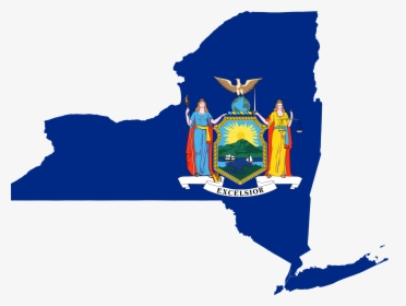 New York State Flag Map, HD Png Download, Free Download