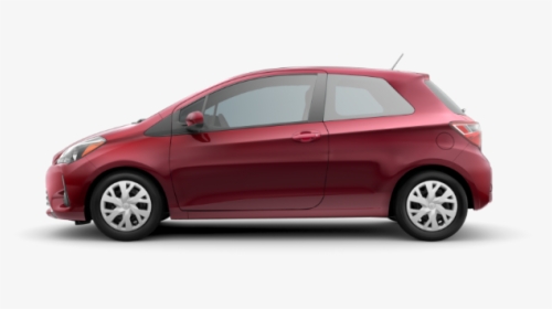 Ruby Flare Pearl - Toyota Yaris Side View, HD Png Download, Free Download