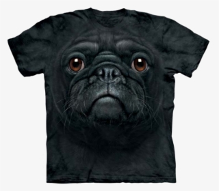 Black Pug Tee Shirts, HD Png Download, Free Download