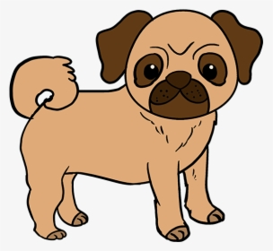 How To Draw Pug - Pug Easy To Draw, HD Png Download, Free Download